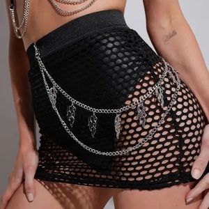 COPY - iHeartRaves Fishnet Mini Skirt
